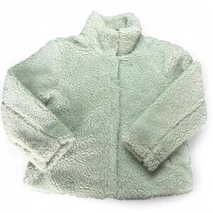 Pacsun Light Green Sherpa Jacket, S